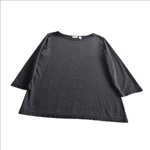 Chico's Black Knit Top Women Size 2